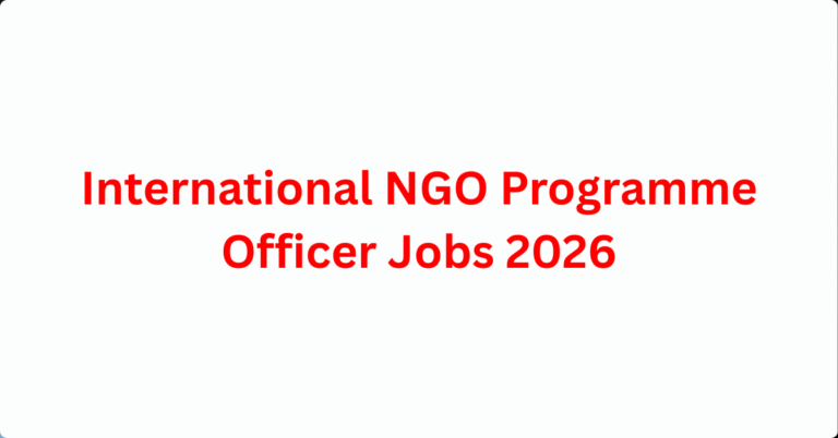 International NGO Programme Officer Jobs 2026: Remote & Onsite Roles with Competitive Salaries ($65K–$95K)