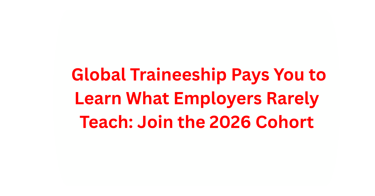 UNICEF International Training Programs 2026: No Experience Required