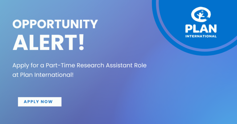 Part-Time Research Assistant at Plan International 2026 — Earn $2,000/Month | Apply Now
