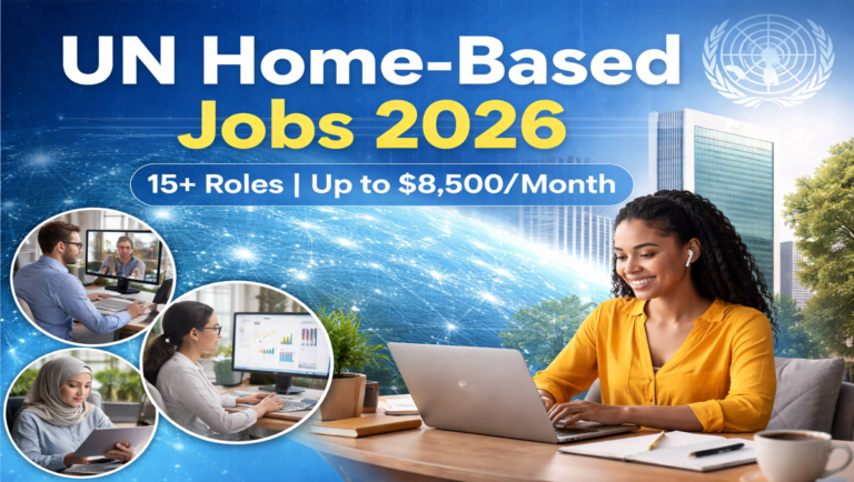UN Home-Based Jobs 2026: 15+ Roles with Monthly Salaries Up to $8,500