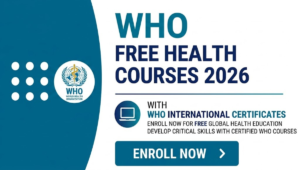 WHO Free Health Courses 2026: Gain International Certificates from the World Health Organization
