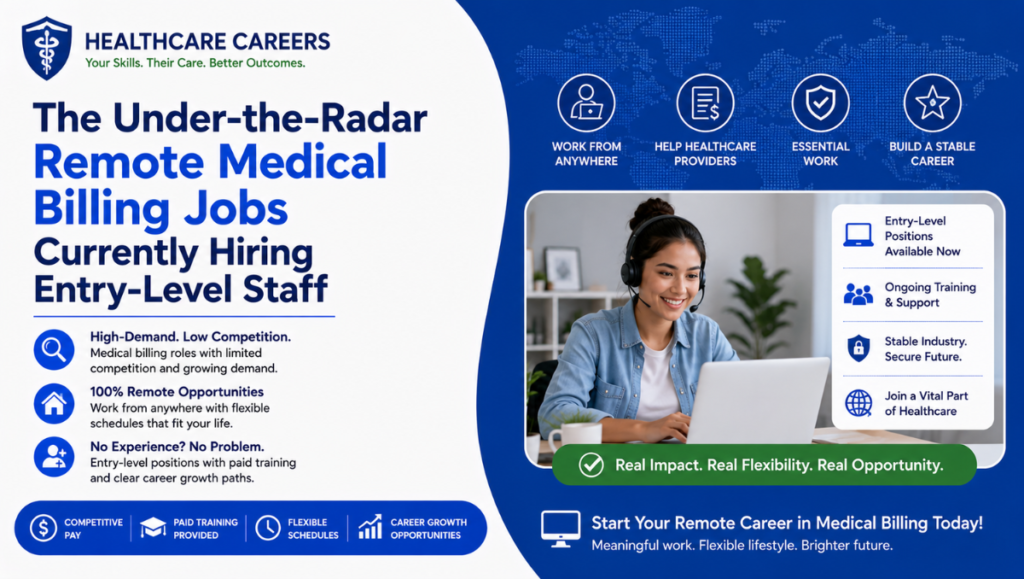 The Under-the-Radar Remote Medical Billing Jobs Currently Hiring Entry-Level Staff