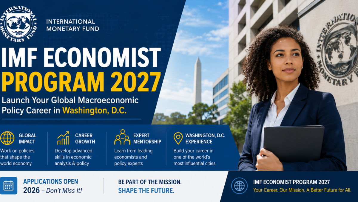 IMF Economist Program 2027: Launch Your Global Macroeconomic Policy Career in Washington, D.C.