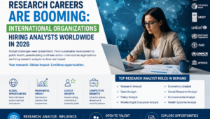 Research Careers Are Booming: International Organizations Hiring Analysts Worldwide in 2026