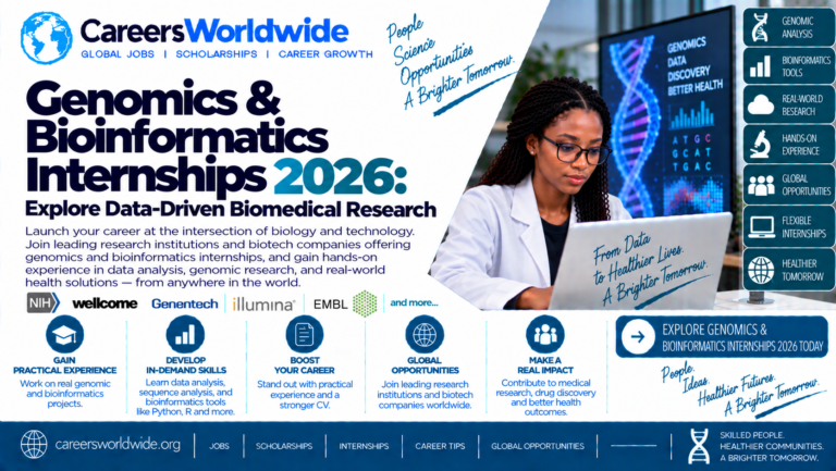 Genomics & Bioinformatics Internships 2026: Explore Data-Driven Biomedical Research