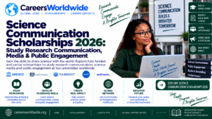 Science Communication Scholarships 2026: Study Research Communication, Media & Public Engagement