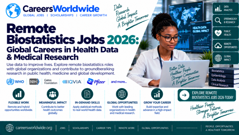 Remote Biostatistics Jobs 2026: Global Careers in Health Data & Medical Research