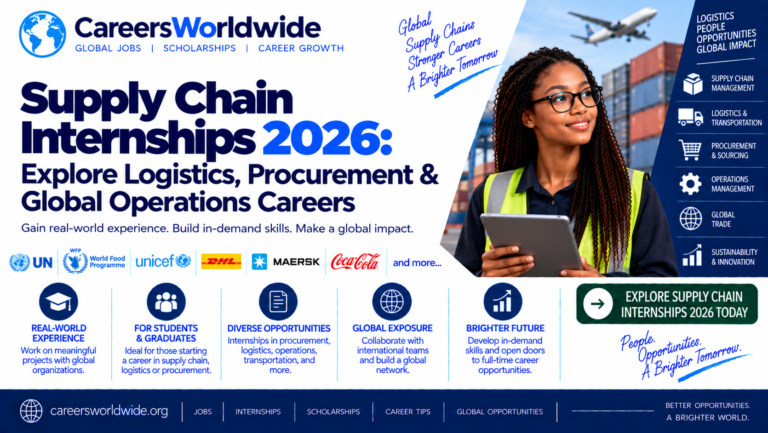 Supply Chain Internships 2026: Explore Logistics, Procurement & Global Operations Careers