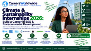 Climate & Sustainability Internships 2026: Build a Career in ESG & Environmental Development