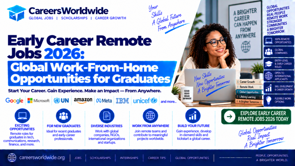 Early Career Remote Jobs 2026: Global Work-From-Home Opportunities for Graduates