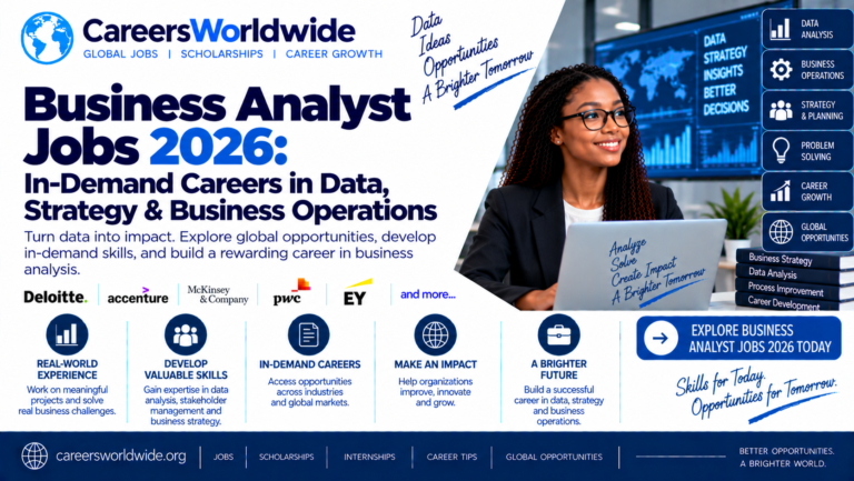 Business Analyst Jobs 2026: In-Demand Careers in Data, Strategy & Business Operations