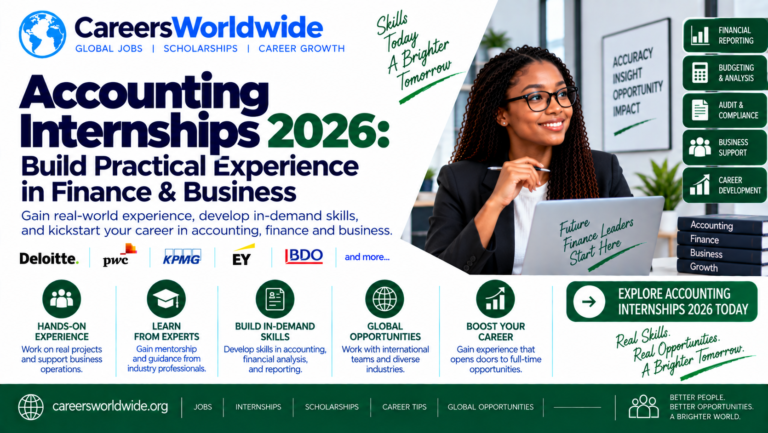 Accounting Internships 2026: Build Practical Experience in Finance & Business