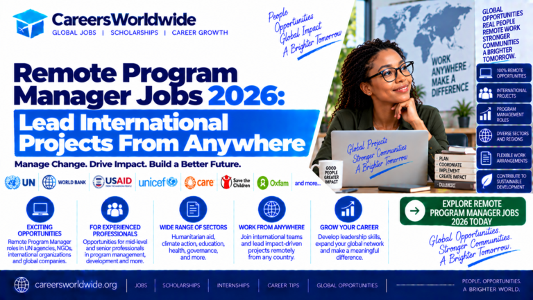 Remote Program Manager Jobs 2026: Lead International Projects From Anywhere