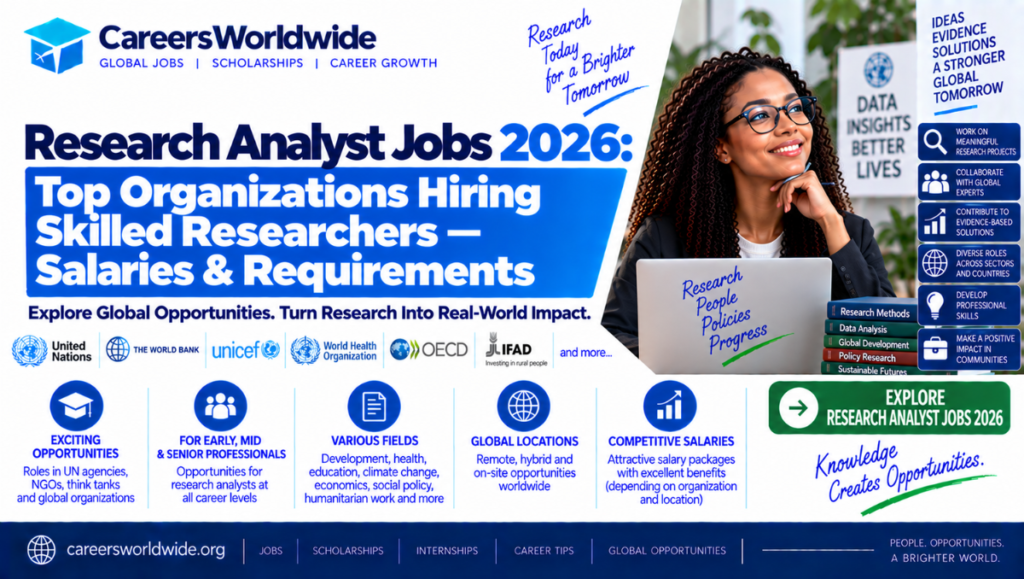 Research Analyst Jobs 2026: Top Organizations Hiring Skilled Researchers — Salaries & Requirements