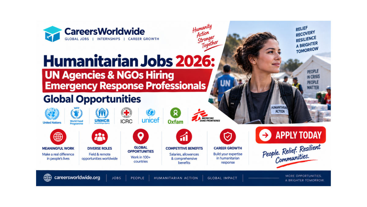 Humanitarian Jobs 2026: UN Agencies & NGOs Hiring Emergency Response Professionals — Global Opportunities