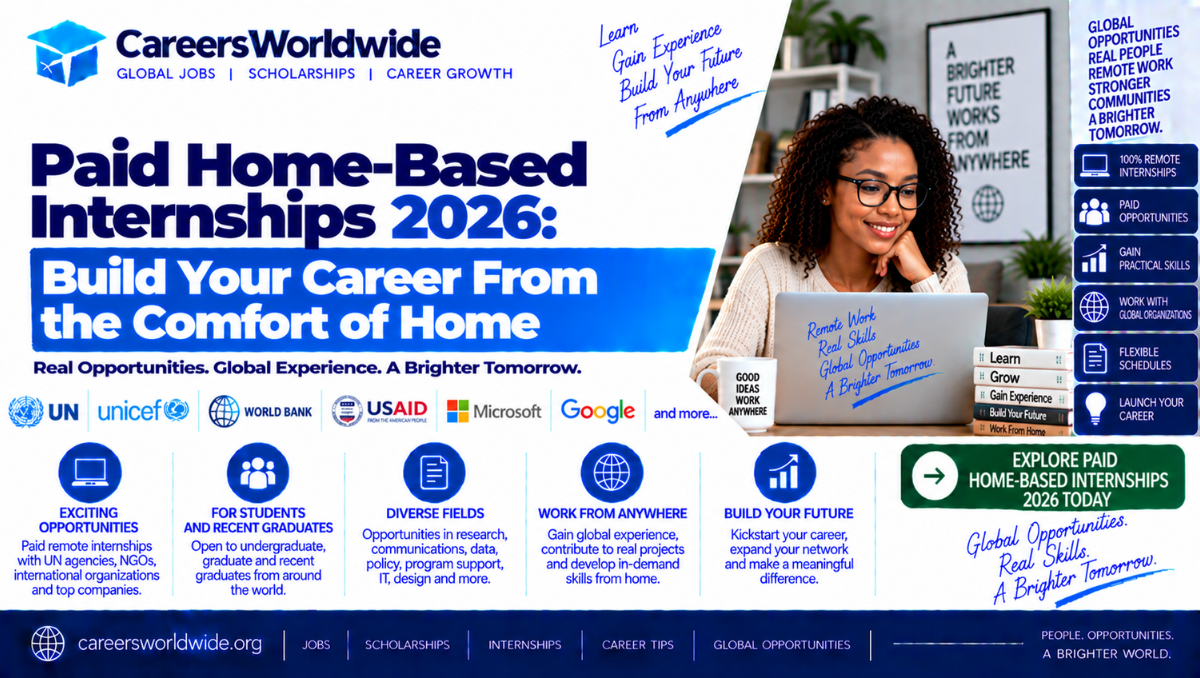 Paid Home-Based Internships 2026: Build Your Career From the Comfort of Home