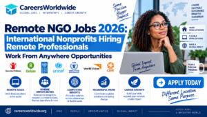 Remote NGO Jobs 2026: International Nonprofits Hiring Remote Professionals — Work From Anywhere Opportunities