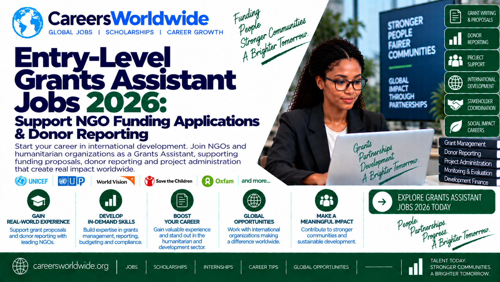 Entry-Level Grants Assistant Jobs 2026: Support NGO Funding Applications & Donor Reporting