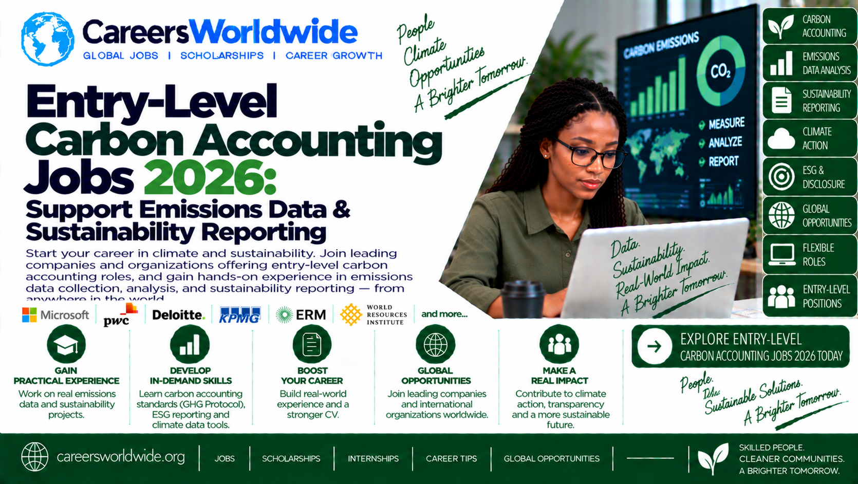 Entry-Level Carbon Accounting Jobs 2026: Support Emissions Data & Sustainability Reporting