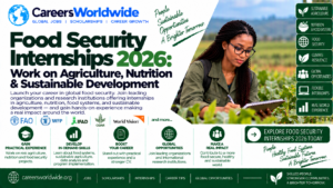 Food Security Internships 2026: Work on Agriculture, Nutrition & Sustainable Development