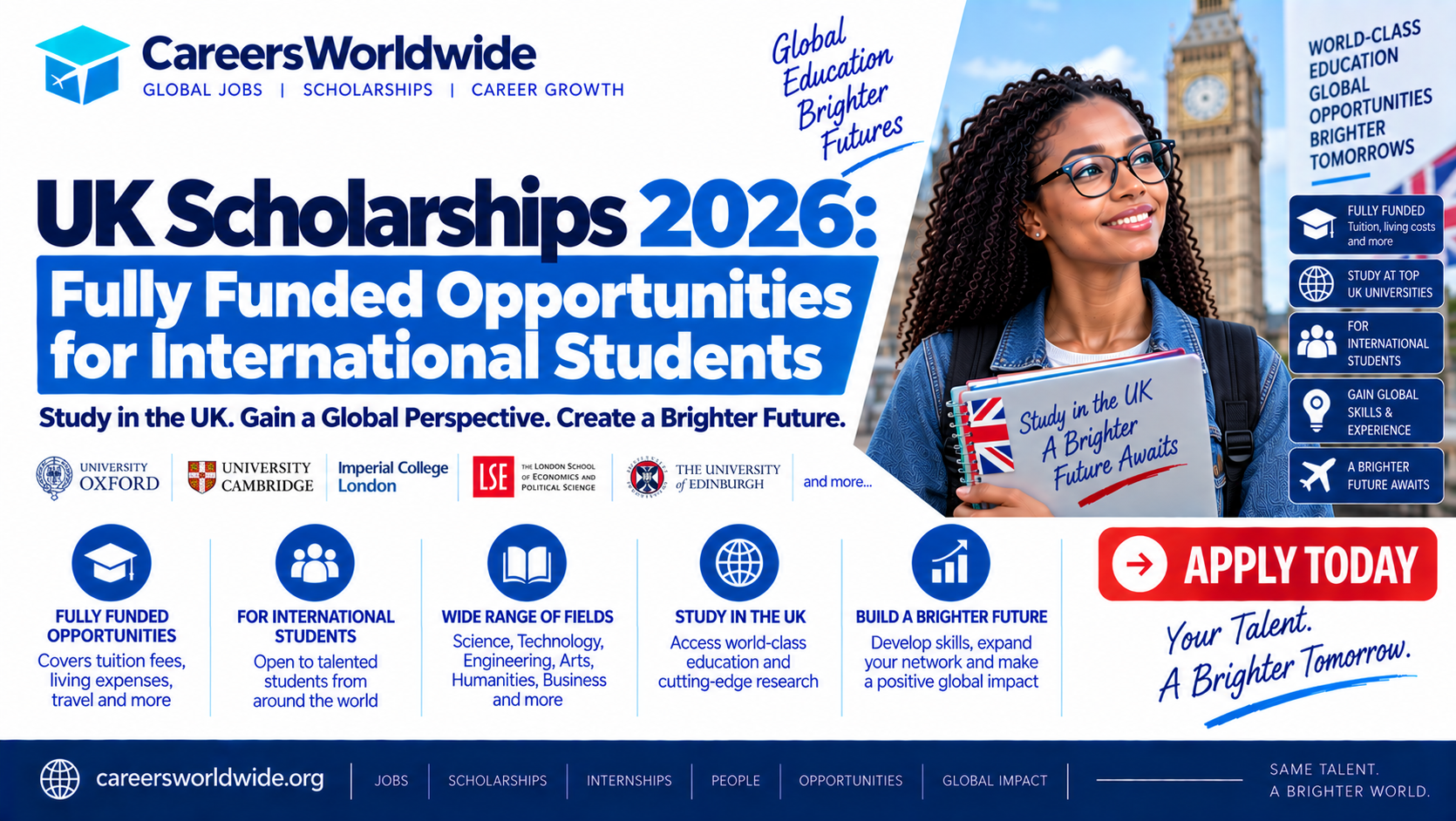 UK Scholarships 2026: Fully Funded Opportunities for International Students