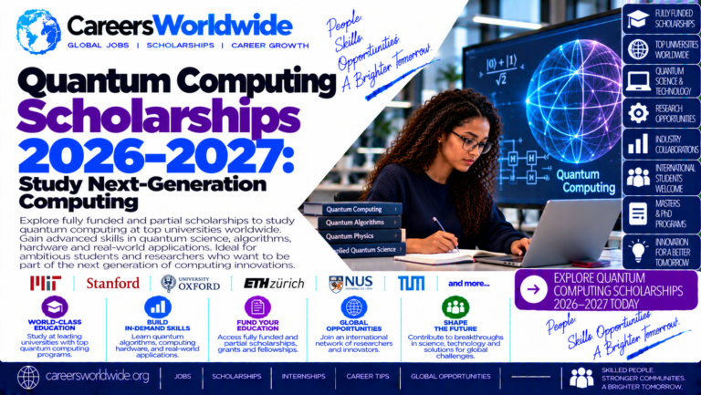 Quantum Computing Scholarships 2026–2027: Study Next-Generation Computing