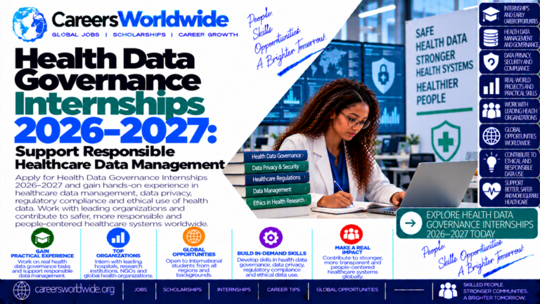 Health Data Governance Internships 2026–2027: Support Responsible Healthcare Data Management