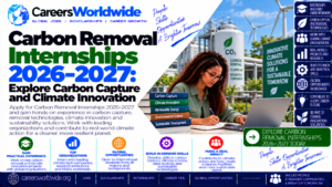 Carbon Removal Internships 2026–2027: Explore Carbon Capture and Climate Innovation
