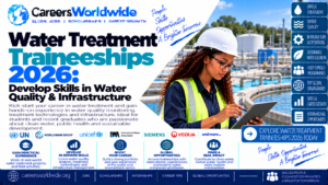 Water Treatment Traineeships 2026: Develop Skills in Water Quality & Infrastructure