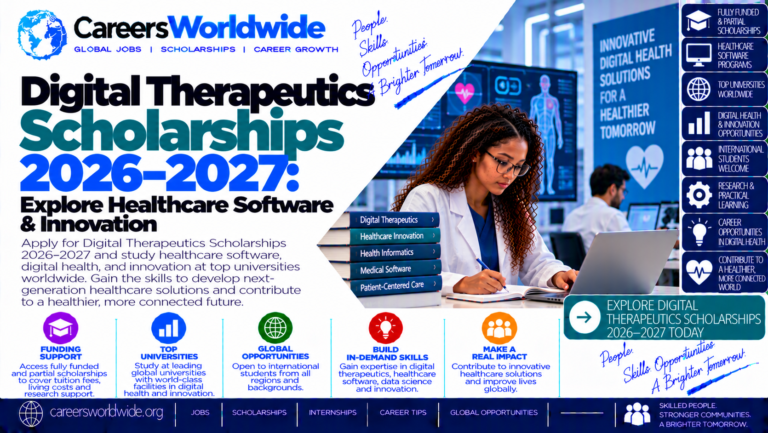 Digital Therapeutics Scholarships 2026–2027: Explore Healthcare Software & Innovation