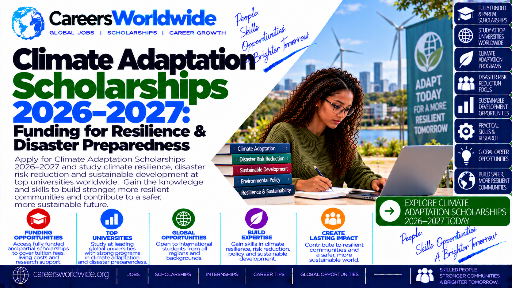 Climate Adaptation Scholarships 2026–2027: Funding for Resilience & Disaster Preparedness