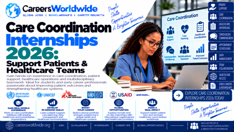 Care Coordination Internships 2026: Support Patients & Healthcare Teams