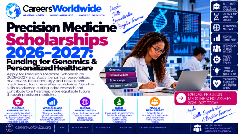 Precision Medicine Scholarships 2026–2027: Funding for Genomics & Personalized Healthcare