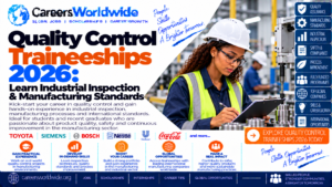 Quality Control Traineeships 2026: Learn Industrial Inspection & Manufacturing Standards