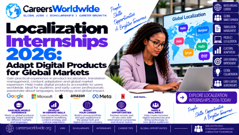 Localization Internships 2026: Adapt Digital Products for Global Markets