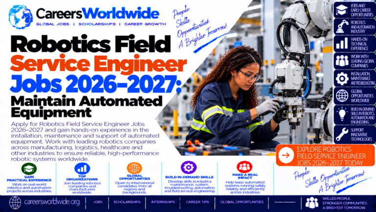 Robotics Field Service Engineer Jobs 2026–2027: Maintain Automated Equipment