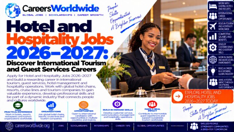 Hotel and Hospitality Jobs 2026–2027: Discover International Tourism and Guest Services Careers