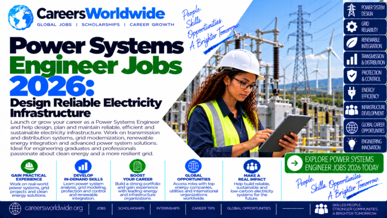 Power Systems Engineer Jobs 2026: Design Reliable Electricity Infrastructure