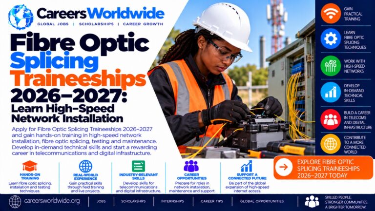 Fibre Optic Splicing Traineeships 2026–2027: Learn High-Speed Network Installation