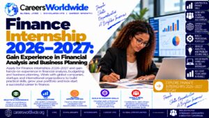 Finance Internship 2026–2027: Gain Experience in Financial Analysis and Business Planning