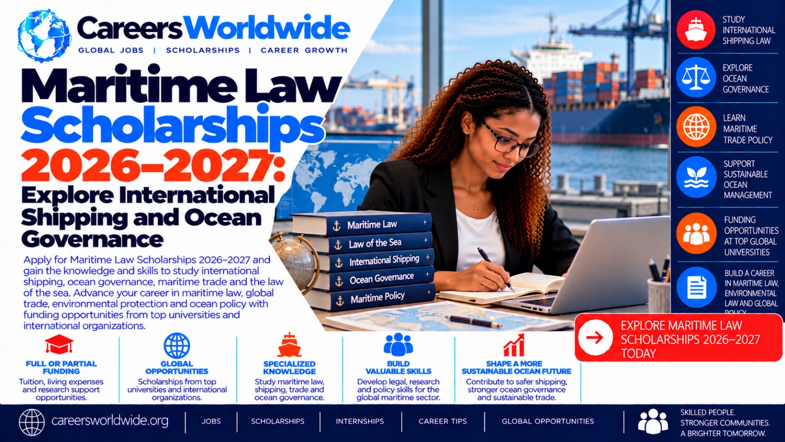 Maritime Law Scholarships 2026–2027: Explore International Shipping and Ocean Governance