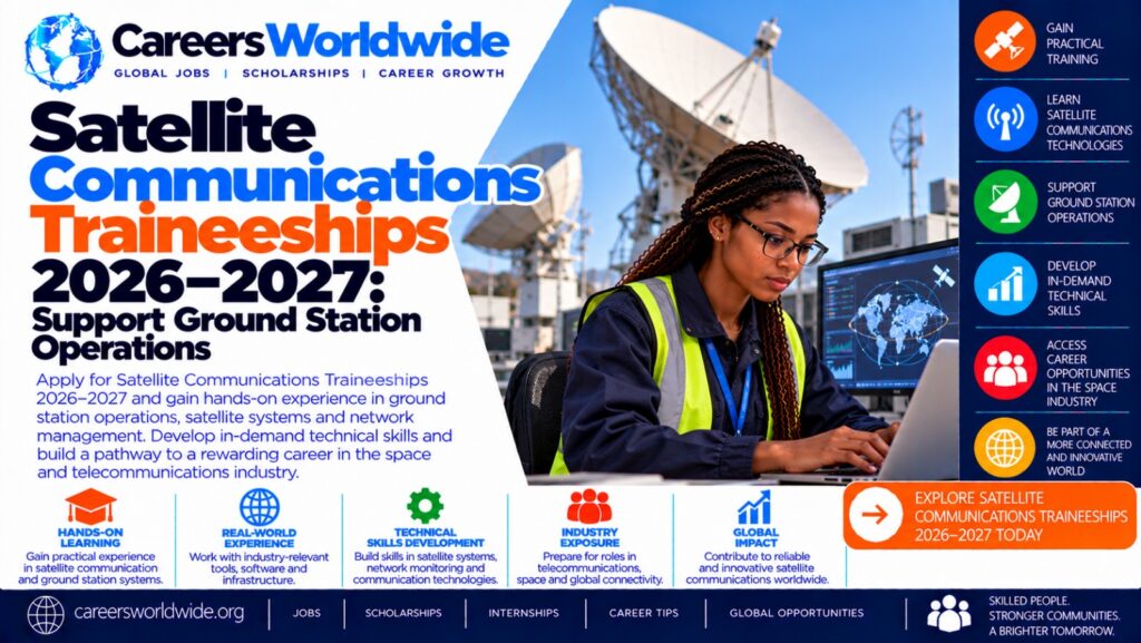 Satellite Communications Traineeships 2026–2027: Support Ground Station Operations