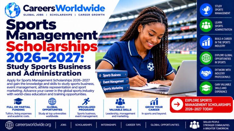 Sports Management Scholarships 2026–2027: Study Sports Business and Administration