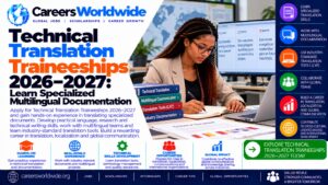 Technical Translation Traineeships 2026–2027: Learn Specialized Multilingual Documentation