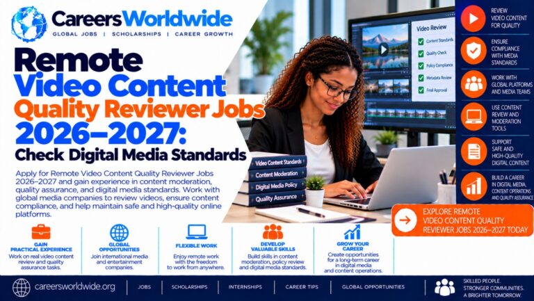 Remote Video Content Quality Reviewer Jobs 2026–2027: Check Digital Media Standards